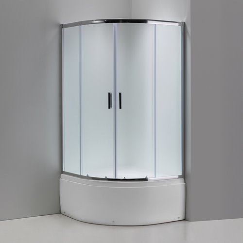 Kabina prysznicowa na głębokim brodziku szkło mrożone 90x90 Maja Hydrosan