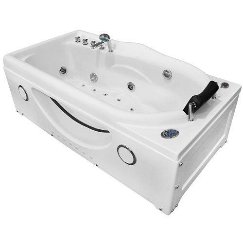 Wanna z hydromasażem Spa przyścienna 170x87 cm MO-1634HC
