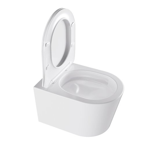 Zestaw podtynkowy stelaż GEBERIT DUOFIX + miska ELITE-WH-03 + przycisk DELTA 50 biały