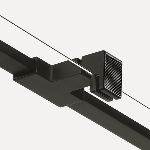 Czarna kabina prysznicowa lewa 90x120 EXK-6860 Avexa Black XR New Trendy