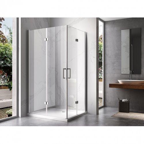 Kabina prysznicowa drzwi składane prostokątna 120x80 KZ12DC