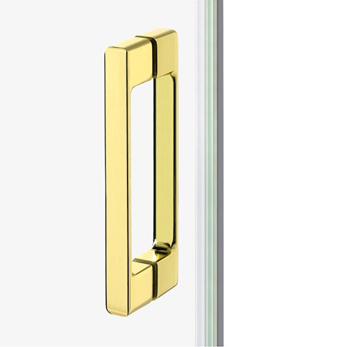 Kabina prysznicowa prostokątna 90x100 złota D-0418A/D-0421A Prime New Trendy Gold Light