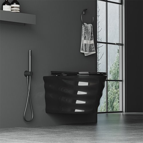 Zestaw podtynkowy stelaż GEBERIT DUOFIX + miska SKAL-BL-RIM-03 + przycisk DELTA 30 biały