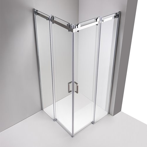 Kabina prysznicowa 100x100 kwadratowa drzwi rozsuwane ZBD-1063