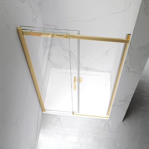 drzwi do wnęki złoto szczotkowane 125-130 cm