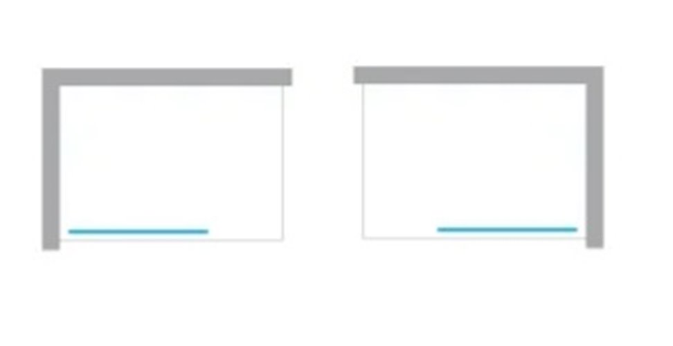 Parawan wannowy kolor miedź szczotkowana 80x150 P-0218-WL Nesta Copper Brushed New Trendy