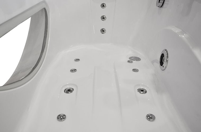 Wanna z hydromasażem spa prostokątna Turbo+ 168x86 cm MO-1633