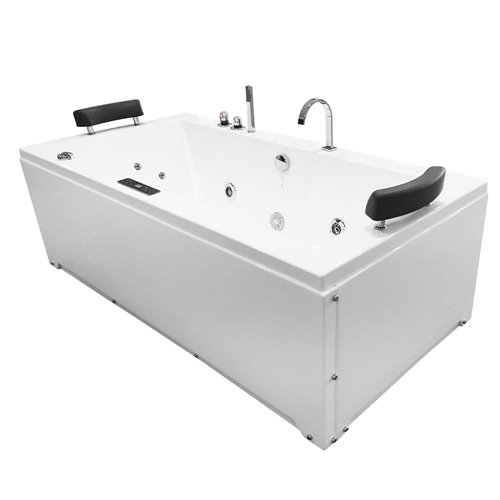 Wanna z hydromasażem spa prostokątna Turbo+ 180x92 cm MO-1658