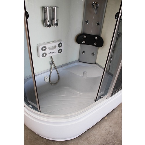 Kabina prysznicowa z hydromasażem i sauną 120x80 7106W Prawa