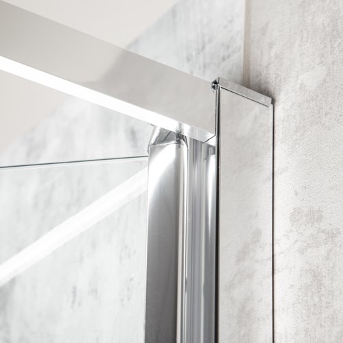 Drzwi prysznicowe podwójne uchylne 110 cm Solid DDP Kerra zdjęcie 3