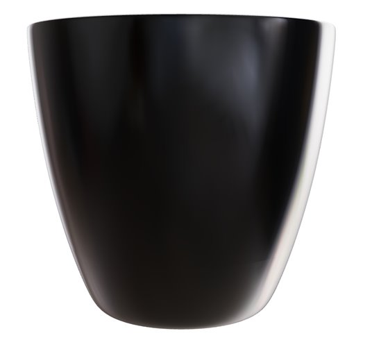 Czarno-biała wanna wolnostojąca z konglomeratu + klik-klak chrom Goya 170 B&W Besco WMD-170-GBW