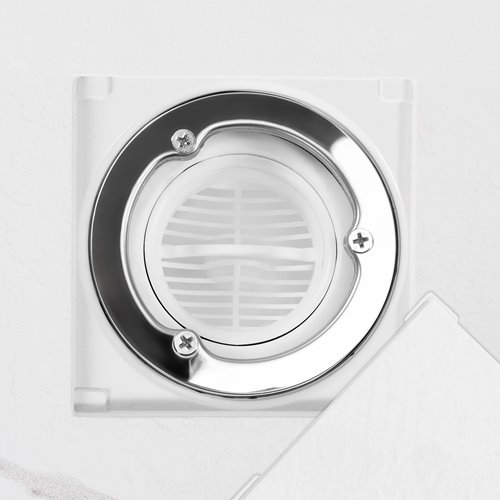 Brodzik prostokątny biały struktura kamienia smc 100x80 Magnum Carrara White Rea