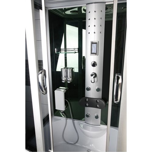 Kabina prysznicowa z sauną i hydromasażem prostokątna 140x85 MO-09913DS