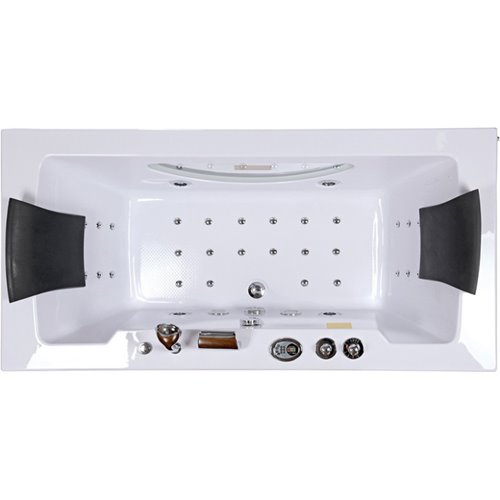 Wanna z hydromasażem prostokątna podgrzewacz wody Levante 659 180x90 cm