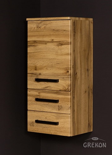 Szafka wisząca niska potrójna seria Fokus Loft Gante