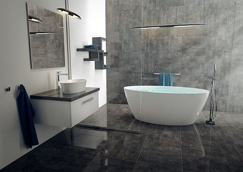 Wanna wolnostojąca z lanego marmuru, Marble+ Siena WW BP