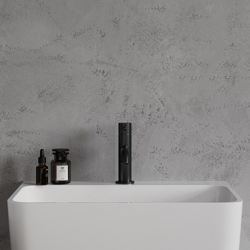 Bateria umywalkowa niska Y1210NBL Omnires Y czarna