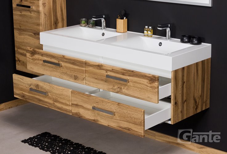 Szafka wisząca z umywalką 140/50/4 NADIA seria Fokus NE