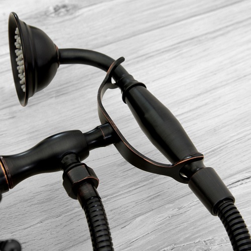 Czarna bateria wannowa retro Old Black Rea