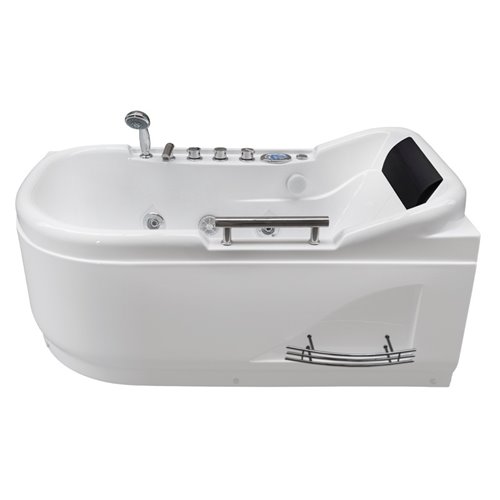 Wanna z hydromasażem narożna 140x80 cm Lemur 796 Hydrosan Lewa