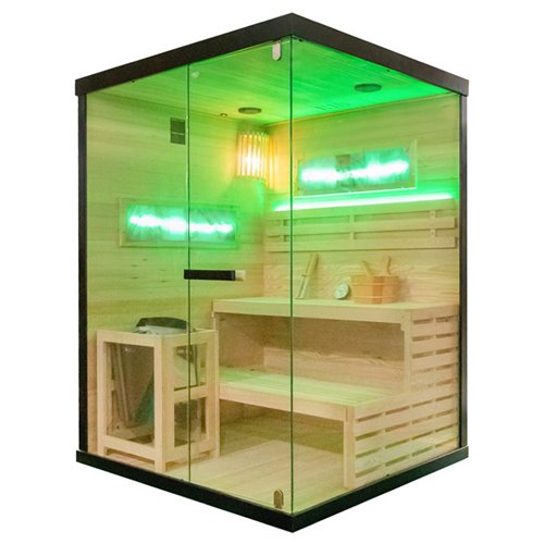 Sauna fińska 4 osobowa wysokotemperaturowa 4,5KW Harvia 140x150 cm Lark3