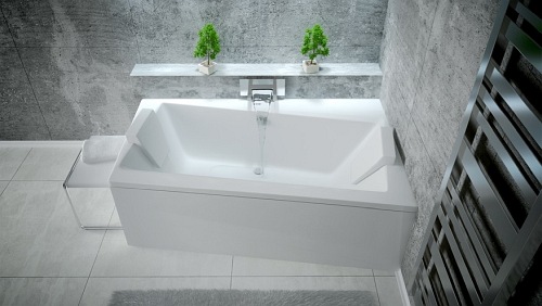 Wanna narożna 160 cm Prawa Infinity Besco