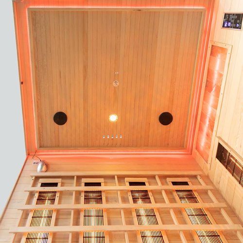 Sauna na podczerwień 4 osobowa + kamienie solne 175X140X200CM MO-EP4RSP Infrared Mazur