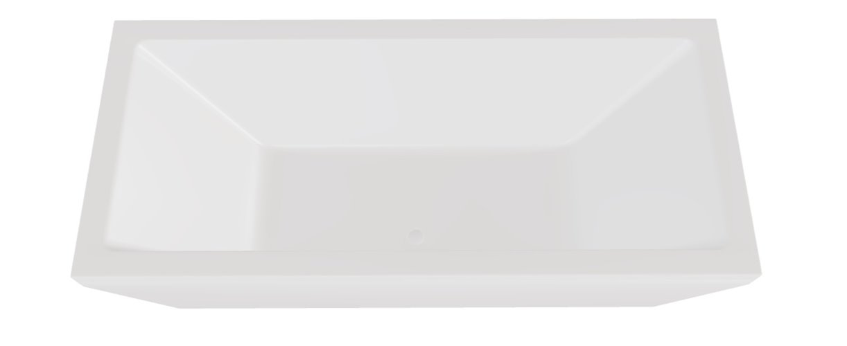 Wanna wolnostojąca przyścienna + klik-klak biały Vena Besco 170 cm WKVE-170-WS