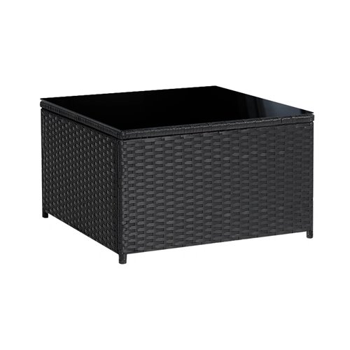 Meble ogrodowe technorattan sofa, stół, dostawka zestaw Volta zdjęcie 11