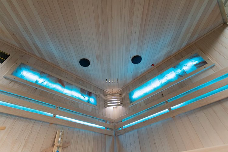 Sauna sucha fińska piec 6 KW Harvia BC60 + kamień solny 180X180X200CM MO-EA4CS Mazur