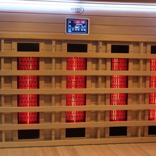 Sauna Combo na podczerwień + fińska 6 osobowa 200x200 cm Moss2 8KW