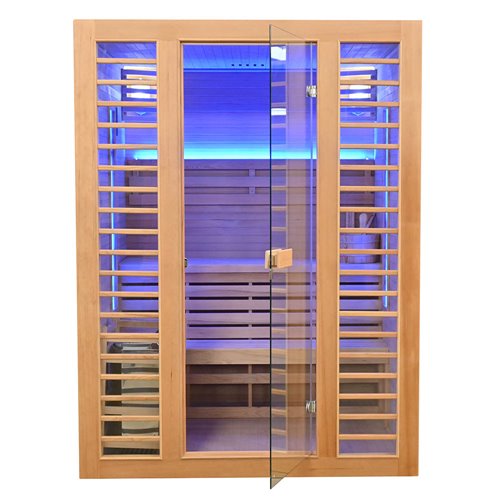 Sauna sucha fińska piec 6 KW Harvia BC60 + kamienie solne 150X150X190CM MO-TS3B XL Mazur