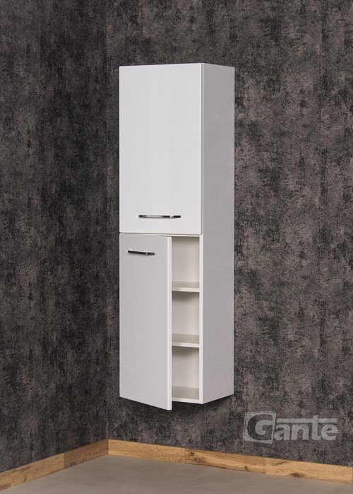 Słupek łazienkowy wiszący wysoki 143,5x40 SETTO MODULO kolor biały połysk