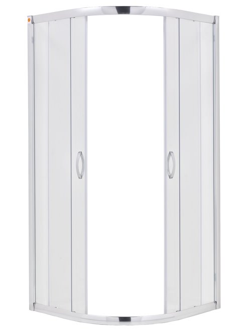 Kabina prysznicowa półokrągła 80x80 szkło mleczne