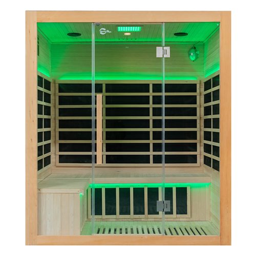 Sauna na podczerwień full carbon 175X130X200CM MO-EA4T-B Mazur