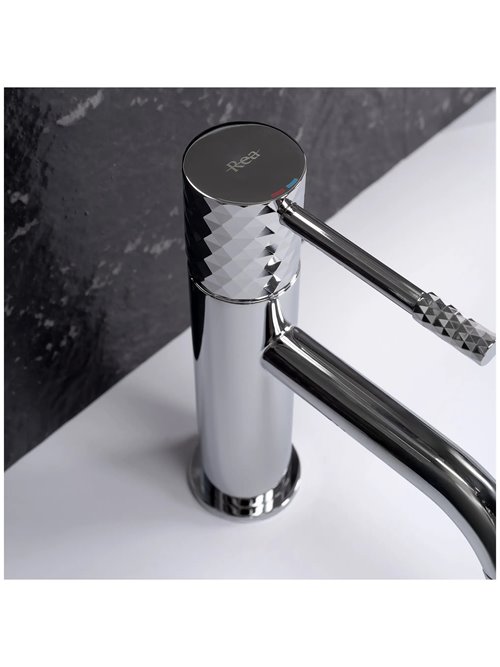 Bateria umywalkowa Rea Lungo Diamond Chrom