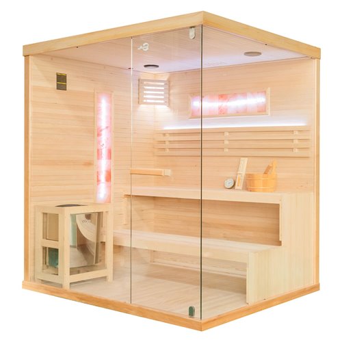 Sauna sucha fińska piec 8 KW Harvia BC80 180X160X200CM MO-EP4SL XL Mazur