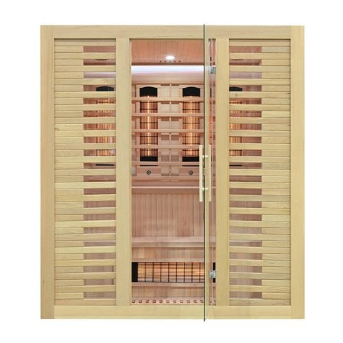 Sauna na podczerwień kamień solny 180X160X200CM MO-RL4S XL Infrared Mazur