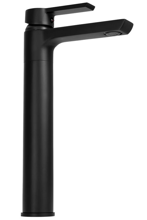 Czarna bateria umywalkowa wysoka Argus Rea