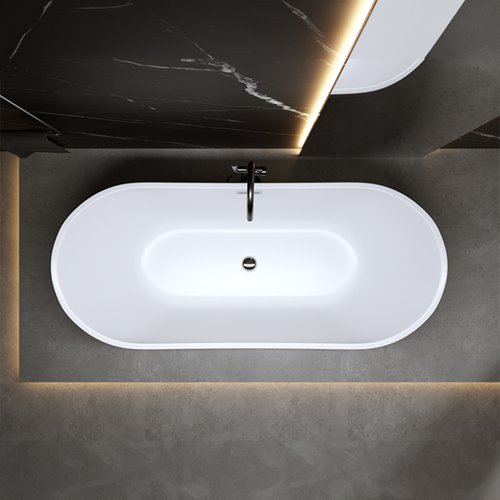 Wanna wolnostojąca biała 160 cm Rica Hydrosan