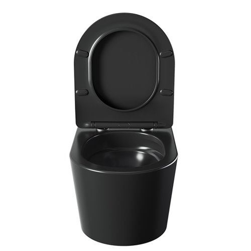 Zestaw podtynkowy stelaż GEBERIT DUOFIX + miska ELITE-MTB-03 + przycisk DELTA 50 czarny mat