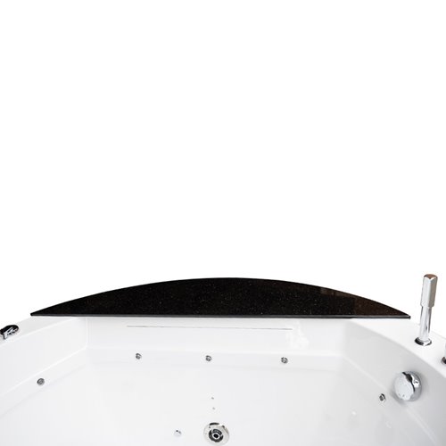 Wanna z hydromasażem okrągła do zabudowy + obudowa 170x170 cm Della 916