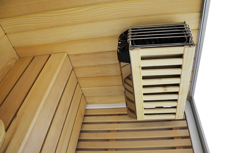 Sauno kabina prysznicowa prostokątna 180x110 cm MO-1752W PRAWA TRIO