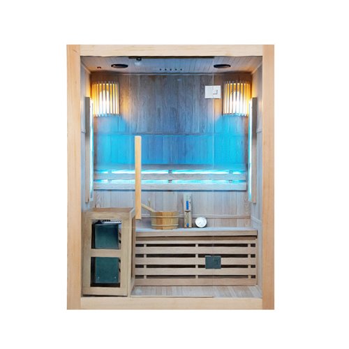 Sauna fińska 4 osobowa wysokotemperaturowa 4,5KW Harvia 150x120 cm Kemi3