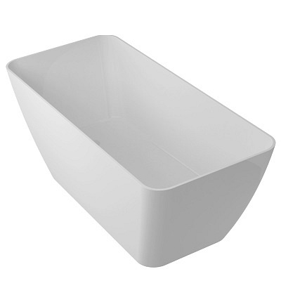 Wanna wolnostojąca biały połysk, Marble+ Parma WW BP