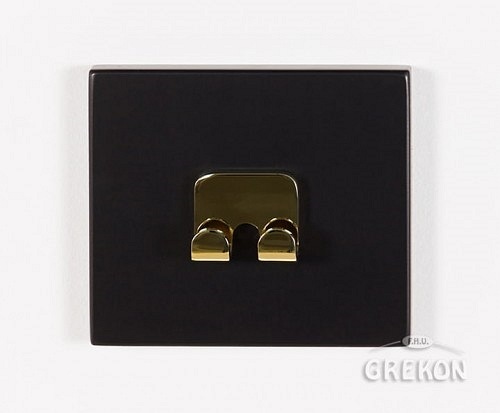 Wieszak podwójny złoty Belli Gold C