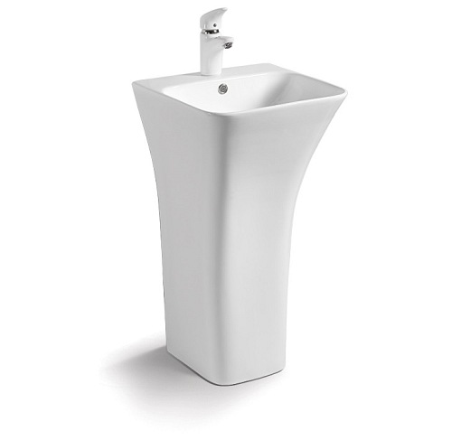 Umywalka wolnostojąca, ceramiczna Ada Slim Rea