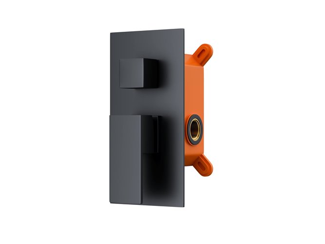 Podtynkowy zestaw prysznicowy kolor czarny Adour Z01MBL Corsan