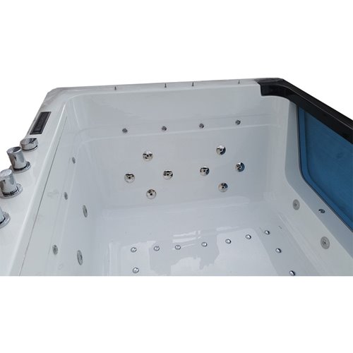 Wanna z hydromasażem prostokątna 170x130 cm Tugela-BL