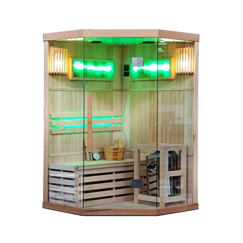 Sauna fińska 2 osobowa wysokotemperaturowa 3,5KW Harvia 120x120 cm Kemi2